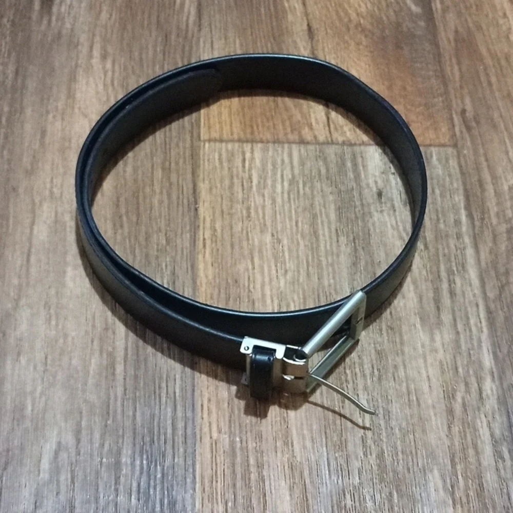 Oobe Dark Leather Mens Timeless Belt Genuine Leather Office Wear Casual Wear